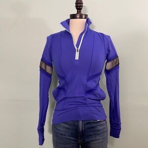 Lululemon IVVA Quarter Zip Workout Top
